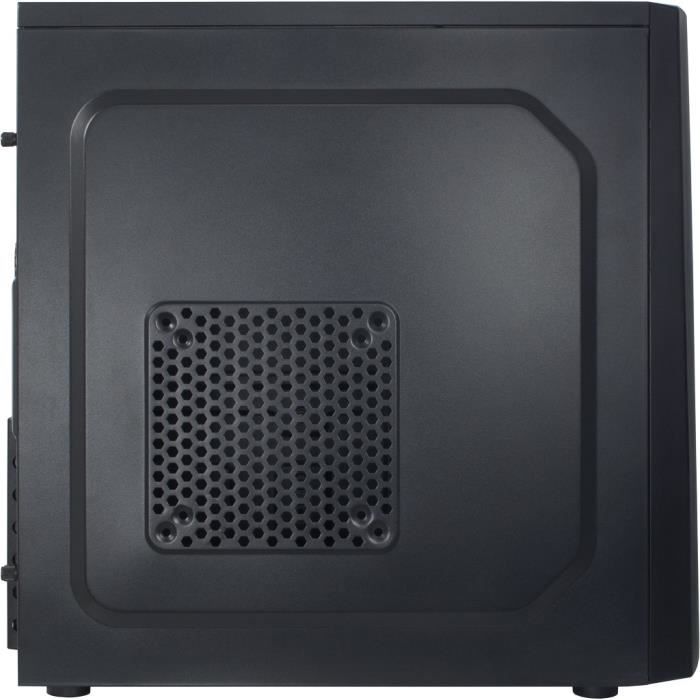 Boîtier pc inter-tech b-30 - noir - atx/micro-atx - 2 ventilateurs avant - 5 baies internes