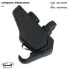Schwarzer Sonnenblenden-Clip-Haken-Halter für 2014-2017 Maserati Quattroporte Ghibli US