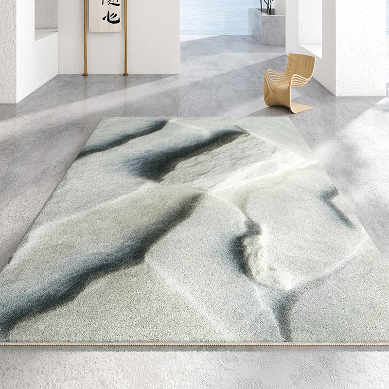 Light Luxury Bedroom Decor Irregular Carpet Large Area Carpets for Living Room Washable Lounge Soft Floor Mat Home Anti-slip Rug