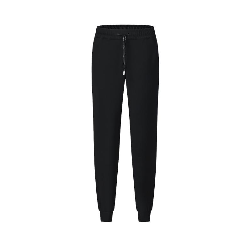New FILA Knitted Sports Pants Women's Pitch Black A11W431604FBK