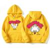 Funny Guess What Chicken Butt Humor Gift Hoodies Unisex Fashion Cartoon Trend Cute Sweatshirts Casual Fleece High Quality Hoodie