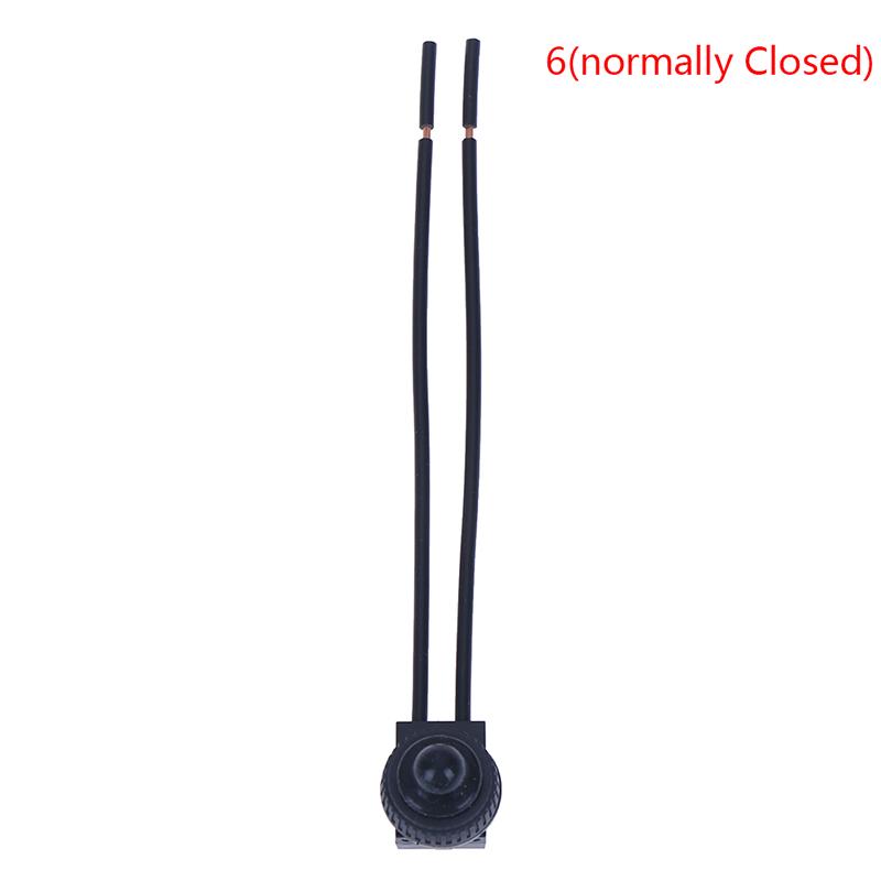Interruttore On-Off a Pulsante Impermeabile 220V con Cavo di Collegamento 4" Nero