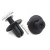 100pcs/set Car Bumper Fender 8mm Hole Plastic Rivets Fastener Screw Door Trim Panel Retainer Fastener Clips Car Accessories