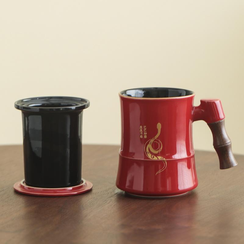Merchandise Tea Ceremony Hand Chong Office Cup Kung Fu Tea Set High-Grade Ceramics Chinese Ceramics Teachers' Day Gifts