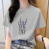 2025 Summer Loose Women's T-Shirt High Quality Lavender Pattern Printed Short Sleeve Women's Short Sleeve T-Shirt CCXX183