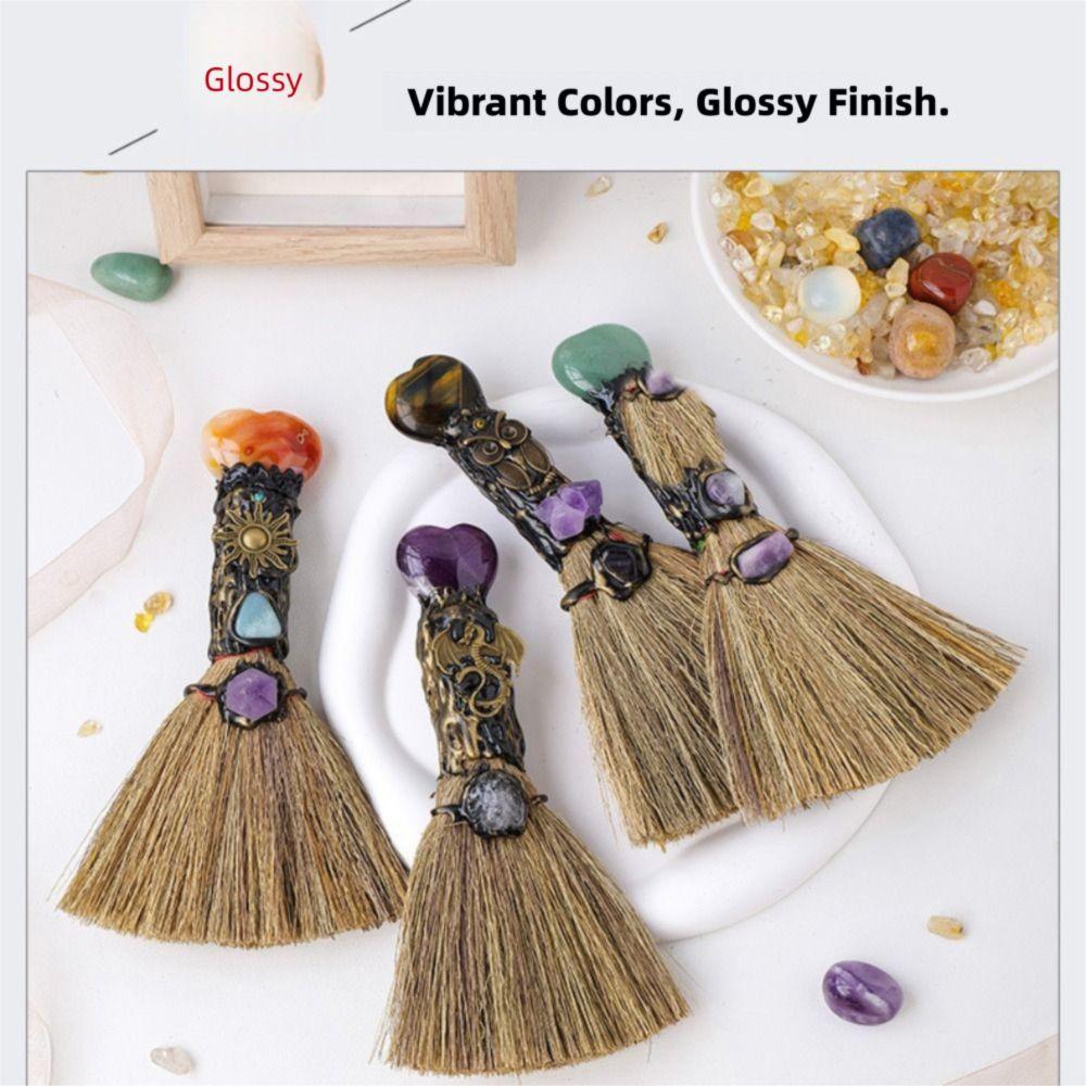 Handmade Witch Broom Spiritual Handmade Ritual Broom Ritual Magic Magic Broom  Halloween Decor