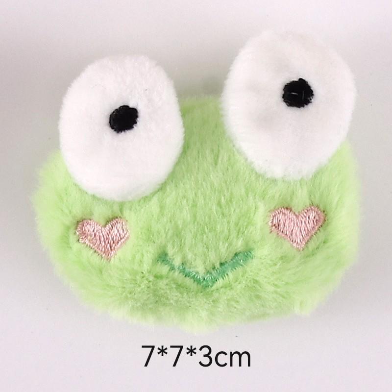 Adorable Plush Bear & Rabbit Brooch Keychain for Kids & Women - Cute Bag or Pin Accessory