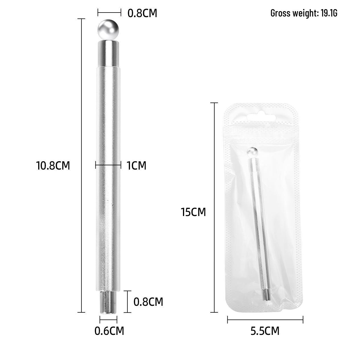 Double-Ended Magnetic Cat Eye Gel Nail Art Tool with Strong Magnet  Steel Ball