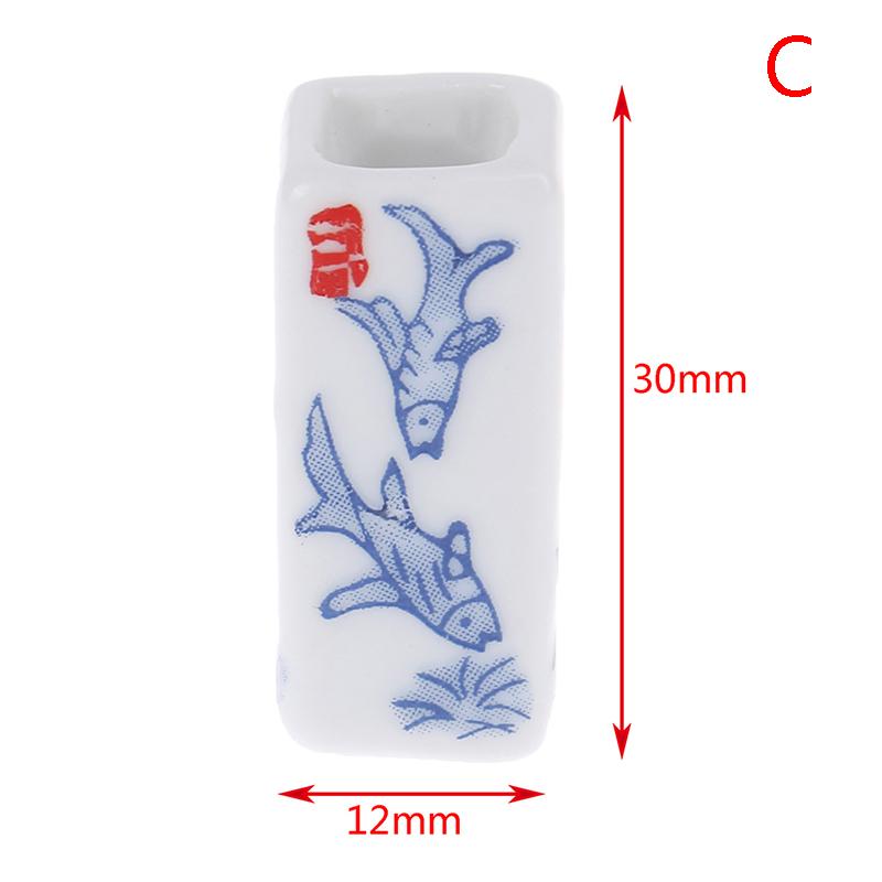 

1:12 кукольных миниатюр, мини-керамические аксессуары для держателей для палочек для еды as the picture