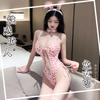 Sexy underwear women's open file free onesie pure desire to seduce cute three-point bunny girl teasing hair