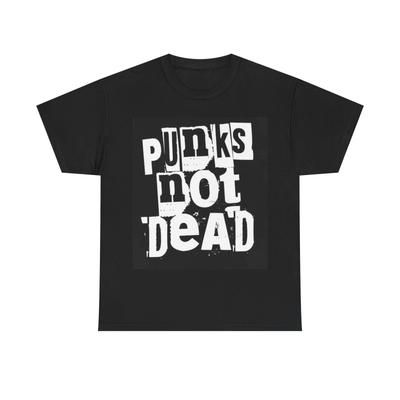 Men's and Women's T-shirts Punks Not Dead