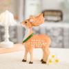 Wooden Crafts Deer Figurine Gift For Home Office Decor And Celebrations