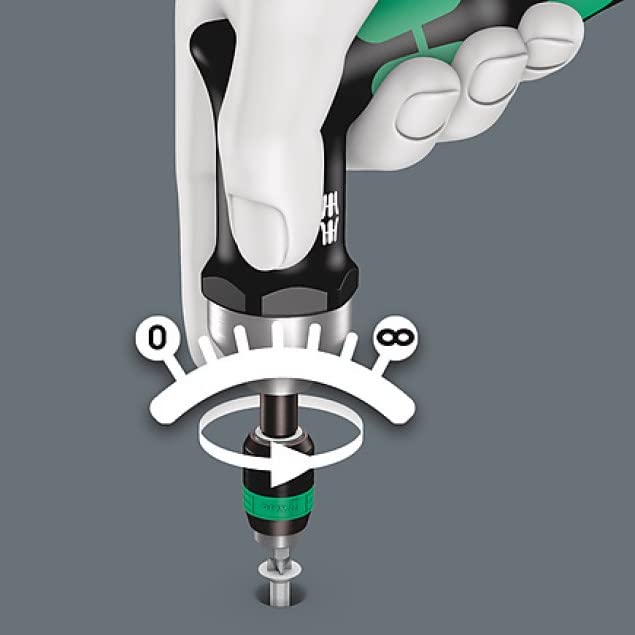 Wera 05074717001 Kraftform Torque Driver 7462 Hex Bit 6mm Japanese [Official Import]