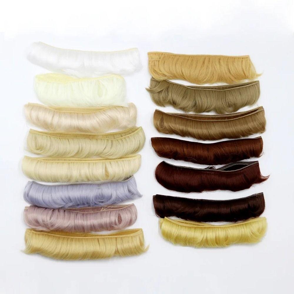 5x100cm BJD/SD Wig Fringe Hair Colorful Synthetic Short Hair Bjd Bjd DIY Fringe Hair 1/3 1/4 Doll