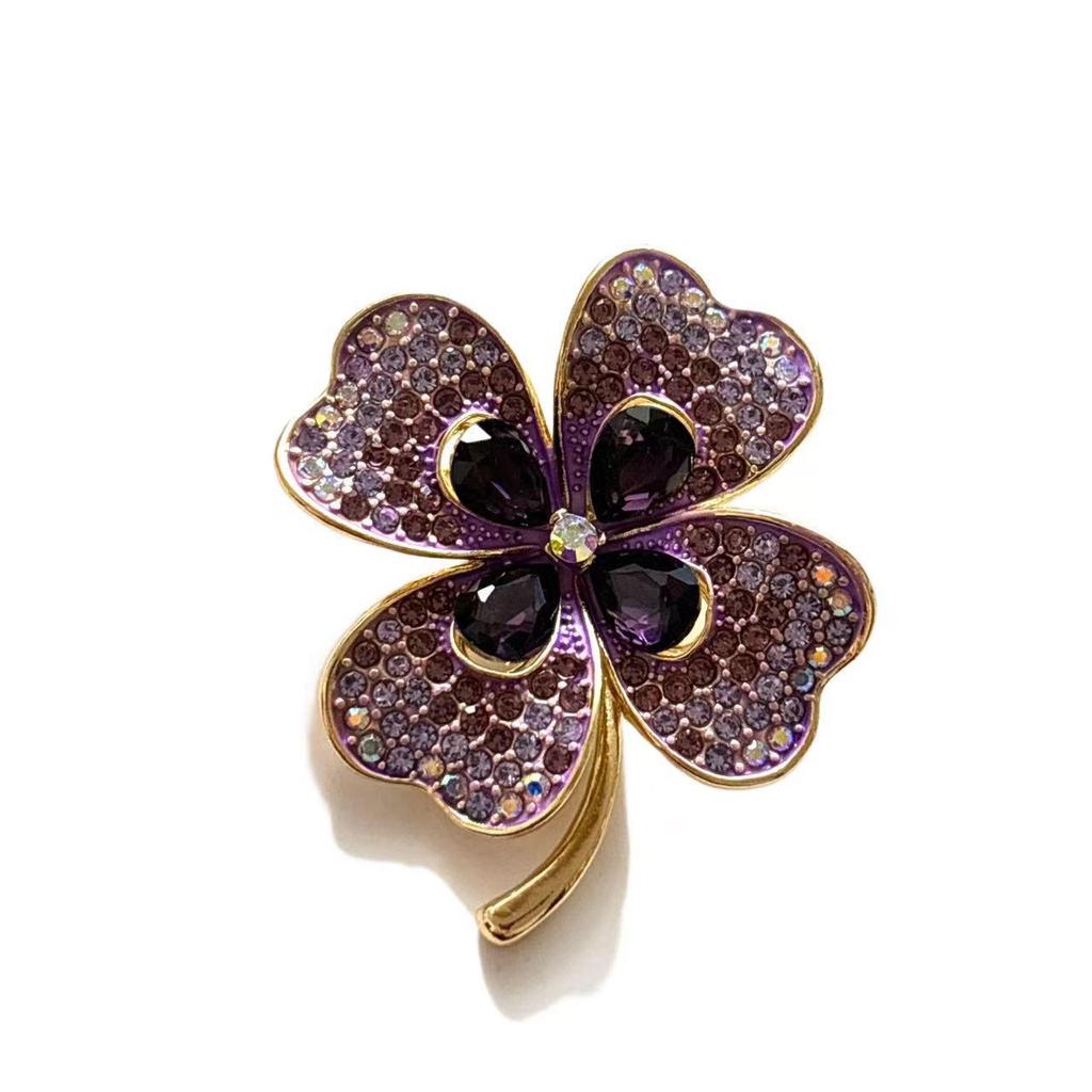 Matte Gold Pearl Wheat Ear Corsage Brooch for Women - High-End Versatile Pin with Anti-Exposure Design