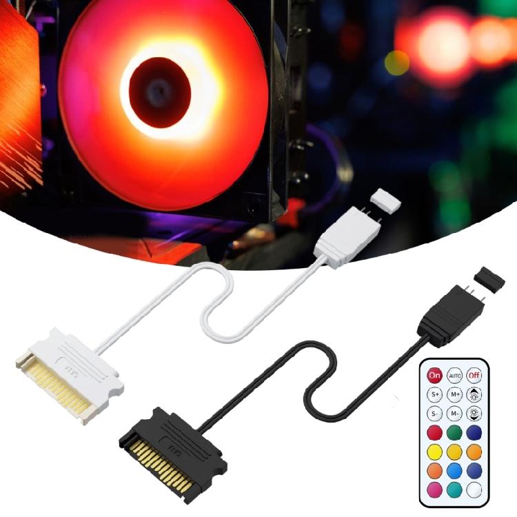 15Pin Power Computer Lighting Converter Supporting 10+ Color Effects via Remote Operation