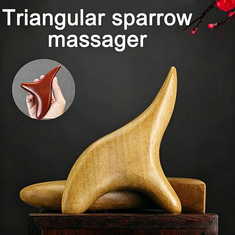 New Trigger Point Massage Gua Sha Tools Wood Therapy Massage Tools Professional Lymphatic Drainage for Back Neck Leg AMGJ010