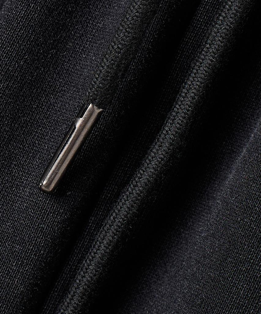 Yujen Steel Logo Daily One-Pleat Wide Sweatpants_Pigment Charcoal