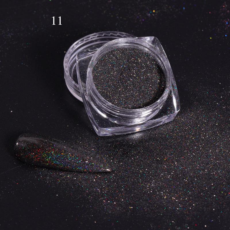 Laser Mirror Nail Glitter Powder Metal Dust Nails UV Gel Polish Pigment Gold Silver Nail Art Decorations Accessories