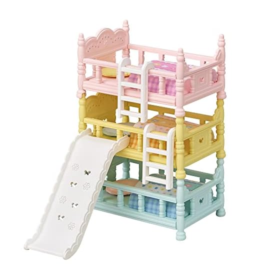 Sylvanian Families Furniture [ Triplets Bunk Bed ] Ka-219 ST Mark Certified Ages 3+ Toy Dollhouse Sy