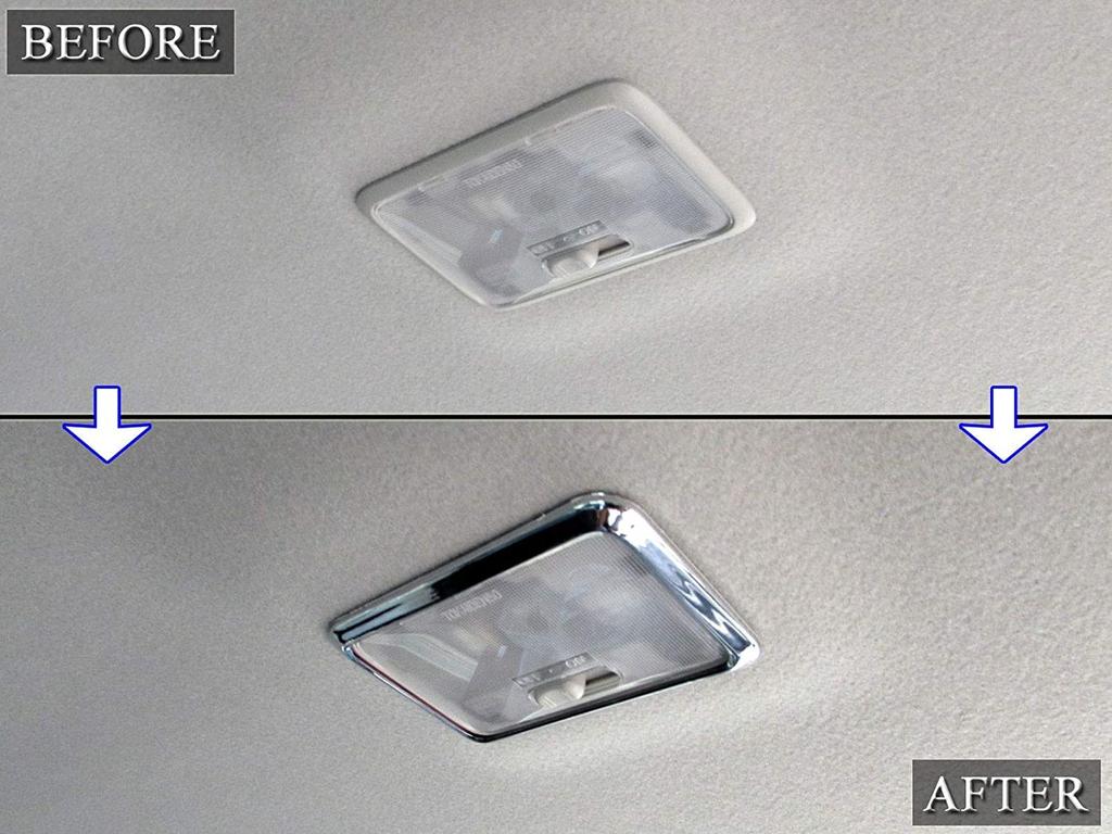 BRIGHTZ Chrom Rückraumleuchtenring für Palette SW MK21S MK21 MK K21 21 Palette SW [INT-ETC-171]