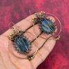 Labradorite earring copper wire wrapped earring top quality gemstone earrings Labradorite copper jewelry handmade drop earring gifts for her
