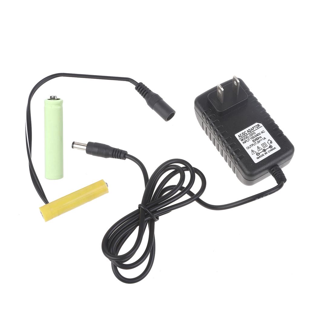 Battery Eliminators Replace 2XAAA Batteries Power Supply Adapter for LED y Light Thermostat Table Lamp Clocks
