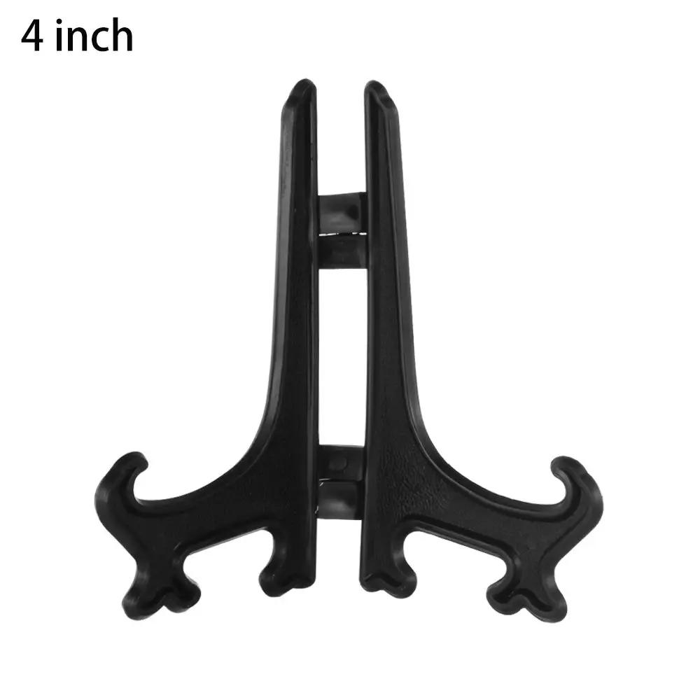 Fashion Clear Plastic Plate Display Stand Picture Frame Easel Holder Arts Case Holders Photo Display 3/5/7/9inch Photo Frame