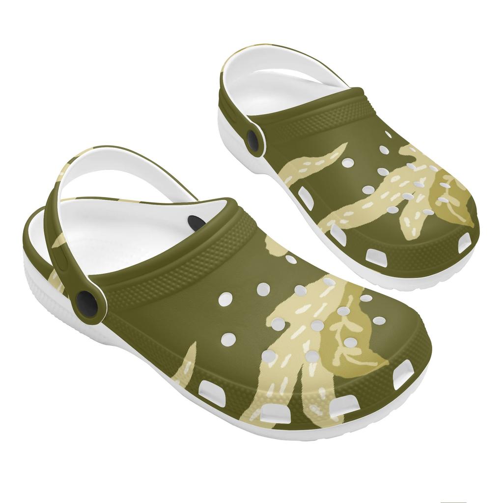 Casual Printed EVA Clogs Men Women Lightweight Soft Slip On Casual Shoes Comfortable Summer Sandals Lightweight Daily Wear