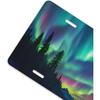 Aurora Borealis Front License Plate For Women Car Vanity Plates Decorative Aluminum Metal Cute Novelty License Plate Cover For Men 6X12 Inch (4
