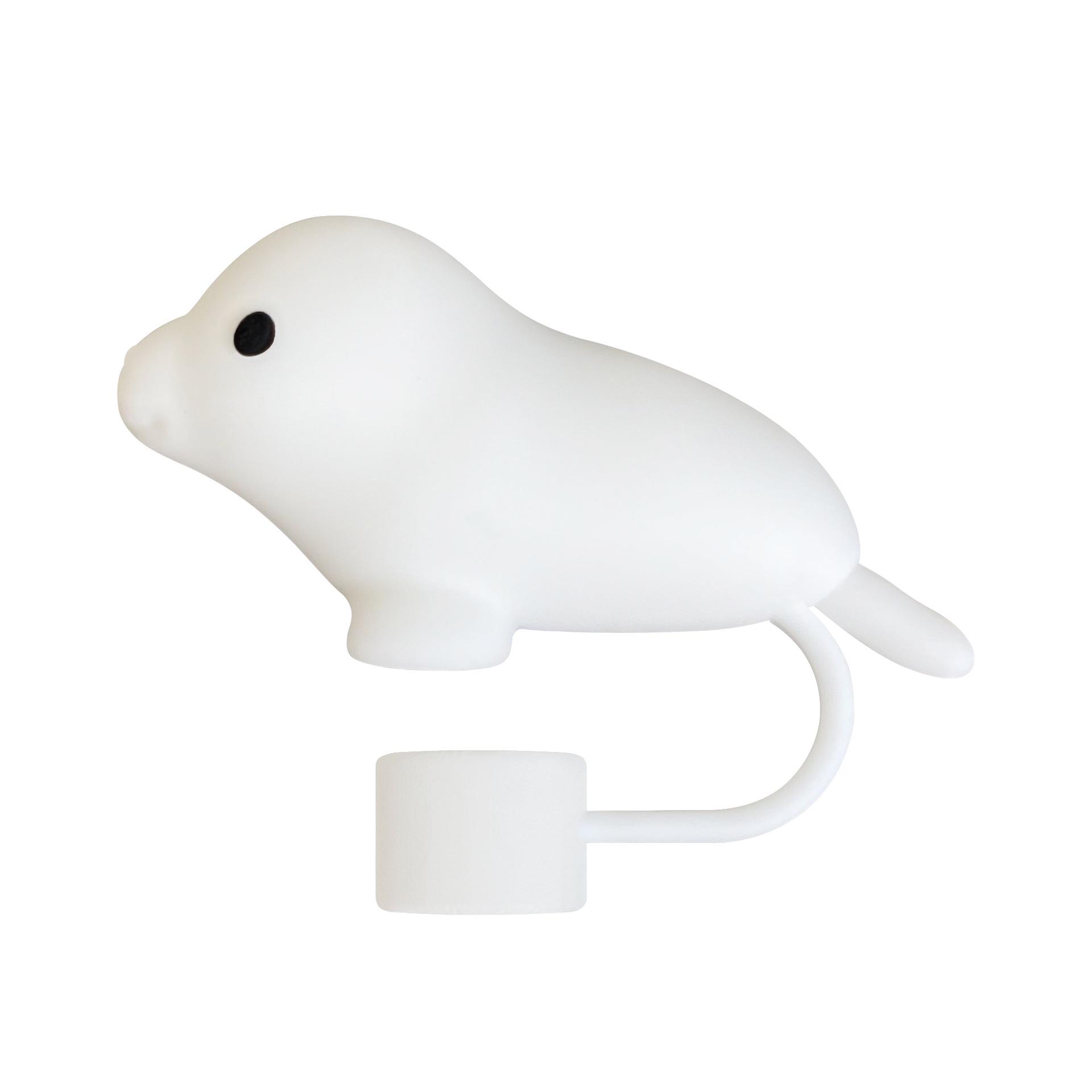 

Orca Straw Cap & Dust Plug: Cute Marine Animal Series Cup Accessory