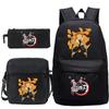 Kimetsu No Yaiba Anime School Backpacks Teenager Travel Laptop Bag Kawaii Nezuko Pencil Bag Funny Manga Shoulders Bag Tanjirou