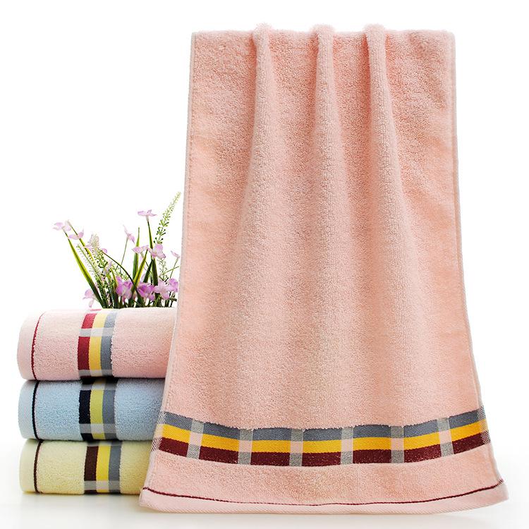 Cotton Gold Thread Face Towel - Wedding Gift & Daily Necessity, Soft & Absorbent