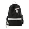 Schoolbag New Bow Decorative Bag Junior High School Student School Bag Female College Student Simple Versatile Casual Double Shoulder School Bag