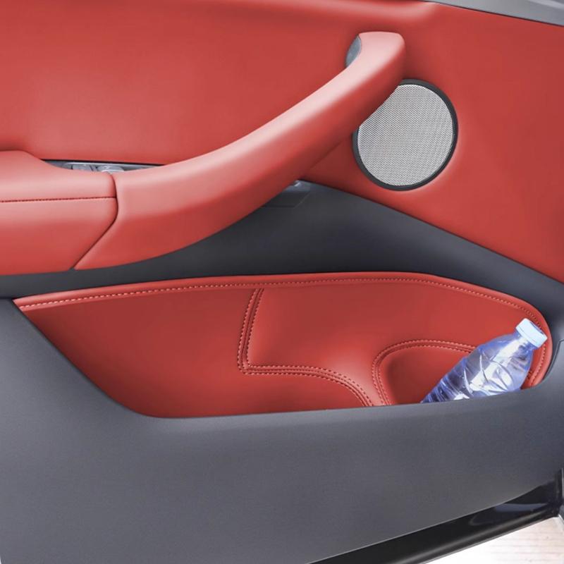 For BMW X3 iX3 2018 - 2026 Car Door Slot Storage Box Leather Protective Pad Cover Glove Box Storage Barrel Interior Accessories