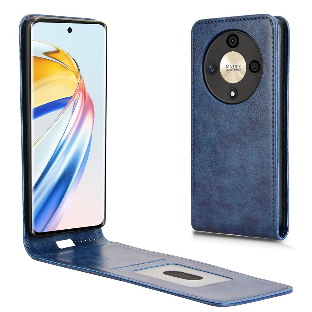 Pouzdro pro Honor Magic6 Lite 5G/X9b 5G se slotem na karty Magnetický vertikální flip Kožený kryt na telefon