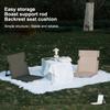 Foldable Camping Chair Outdoor Garden Park Single Lazy Chair Backrest Cushion Picnic Camping Folding Back Chair Beach Chairs