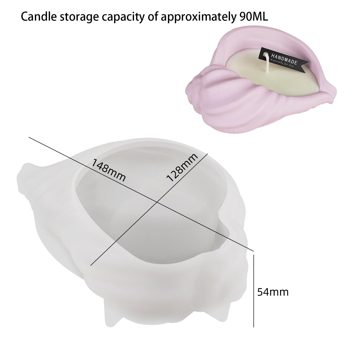 1 шт. DIY Гипсовый Цементный Ароматический Стакан для Свечи Поднос Ракушка Морской Стиль Зеркало Силиконовая Форма Креативный Декор A