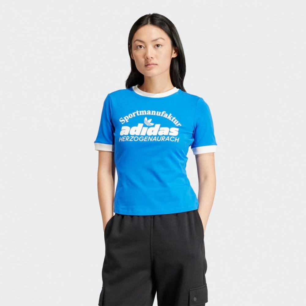 

Футболка adidas с ретро-графикой IR6083 BLUE