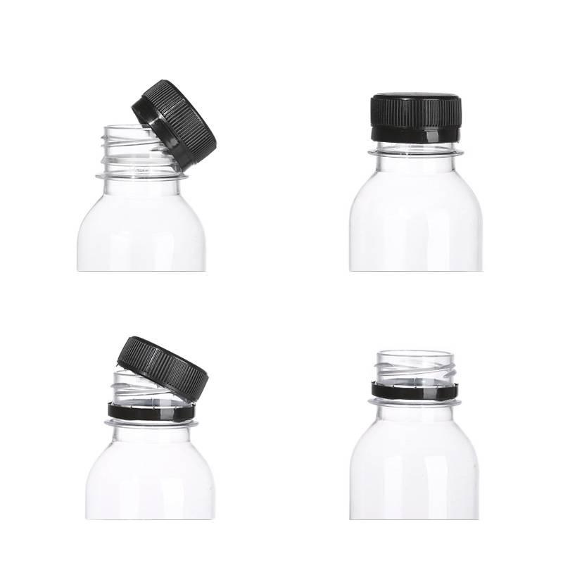 Disposable Transparent Plastic Beverage Bottle for Water, Juice, or Milk Tea