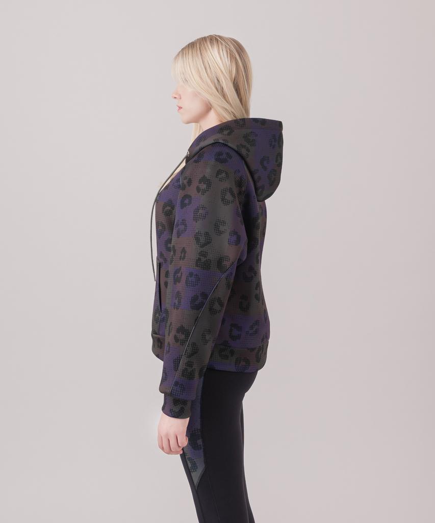 Women'S Neoprene Print Hoodie_N_Gas_H_D_Lp_01