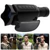 Ultrared Rays Night Visibility Monocular Optically 16x Magnification Recording Functionality For Hunting Hiking Surveillances