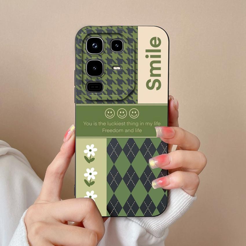 Cover Case For Infinix Note 50 Pro Plus 50S 50X Beautiful Plaid Pattern Soft Liquid Silicone High Quality Screen Protector For Infinix Anti Fall Shell