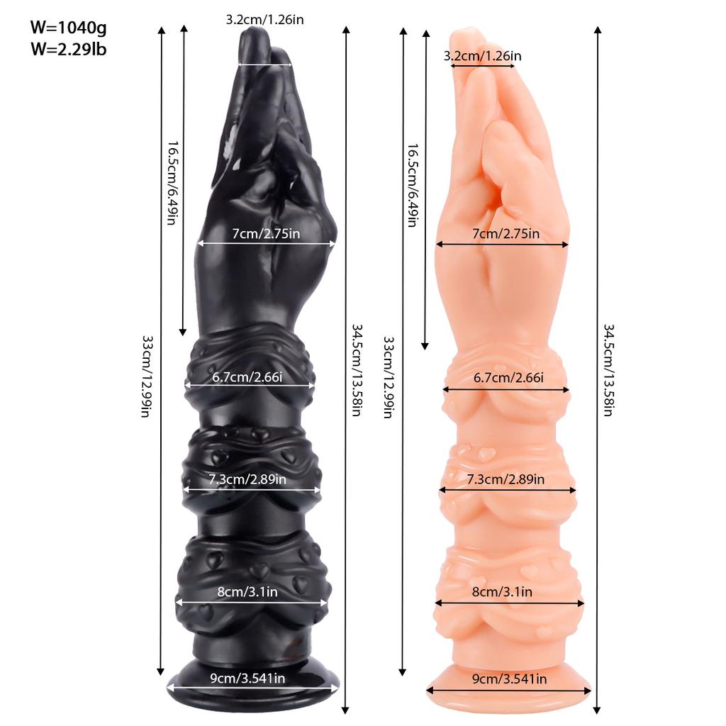 Super Large Fake Arm Cinerary-Grade Back Court Masturbation Boxing Butt Plug Men's and Women's Ass Sex Product Special Dilator
