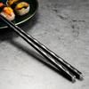 5 párů japonských hůlek sushi hůlek korejských hůlek opakovaně použitelných hůlek ze slitiny kuchyňské nádobí nástroj příslušenství