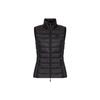 Solid Color Stand Collar Sleeveless Vest Women Vests Black 8NYQ01Y-NM4Z1-1200