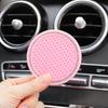 Car Water Cup Pad Holders Non-slip Diamond Rhinestone Rubber Mat for Bottle Holder Coaster Auto Interior Anti-skid Cup Holders