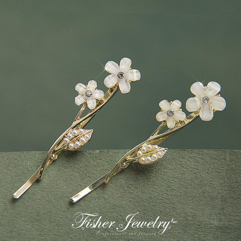 Squisiti Eleganti Forcine per Capelli con Perle e Strass Regali Donne Ragazze Fermagli per Capelli Spille Barrettes Accessori Fermacapelli Copricapo