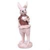 Figurine Easter Bunny Statue Birthday Gift Collectible Artwork Animal Sculpture Ornament for Indoor