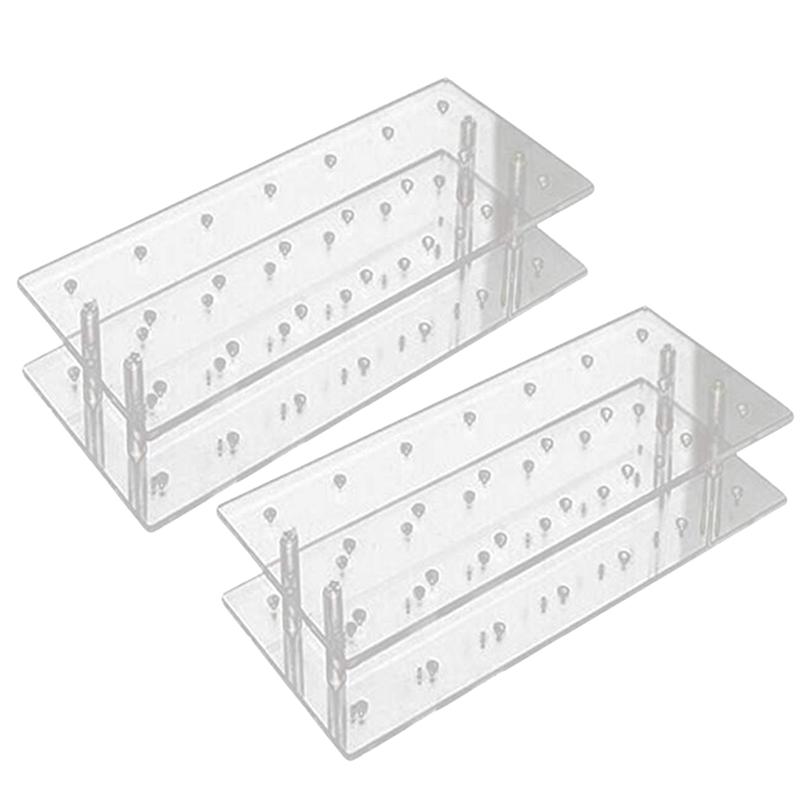 ABWR-4-Pack 21 Hole Acrylic Lollipop Holder For Weddings Baby Showers Birthday Parties Anniversaries Cake Lollipop Stand